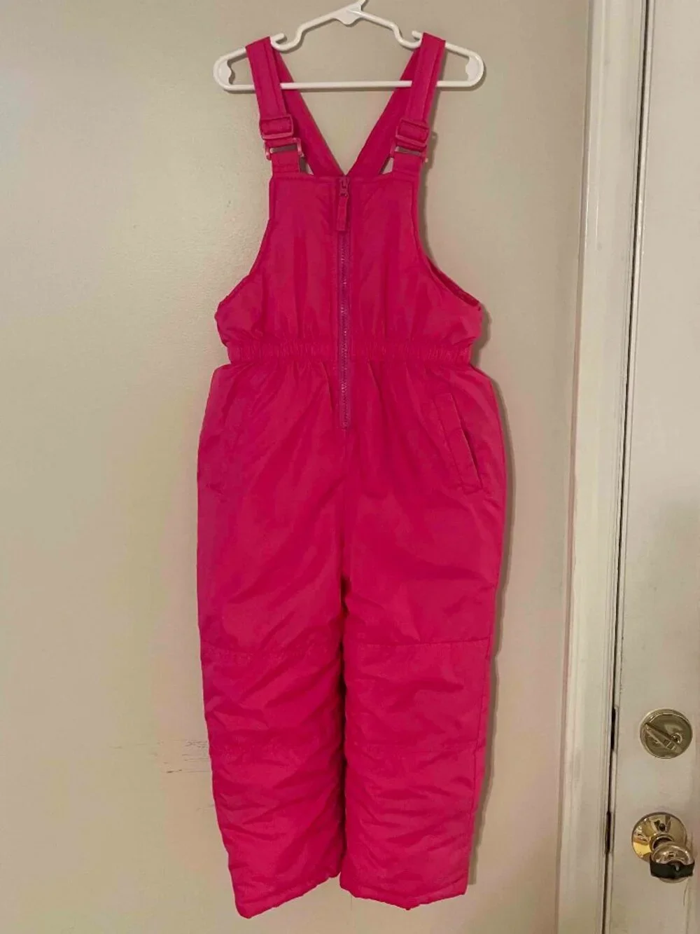 Pink Platinum Girls Snow Bib Pants - Size 5/6 - Like New
